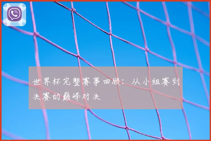 世界杯完整赛事回顾：从小组赛到决赛的巅峰对决